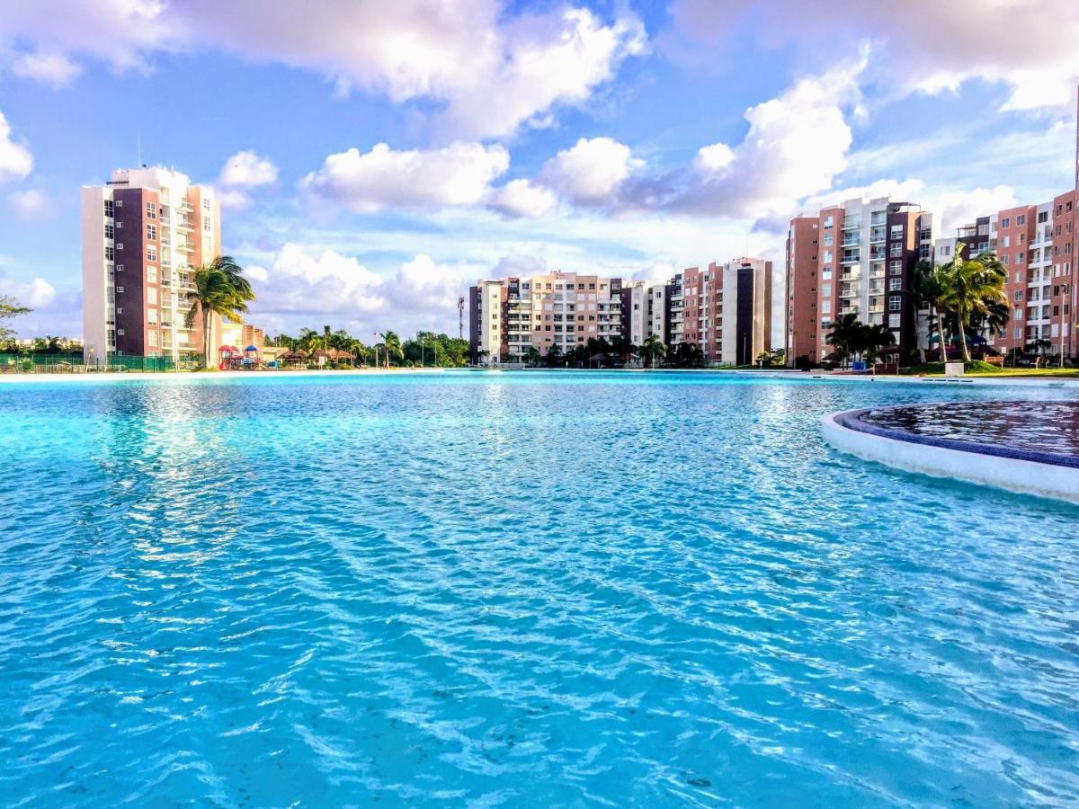 Escape Al Caribe Con Una Vista Impresionante En Pilarita'S Dream Lagoons Cancún Buitenkant foto