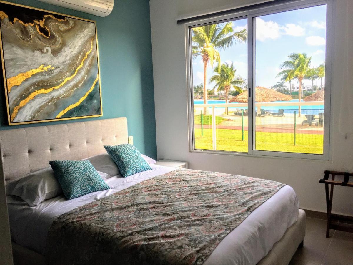 Escape Al Caribe Con Una Vista Impresionante En Pilarita'S Dream Lagoons Cancún Buitenkant foto