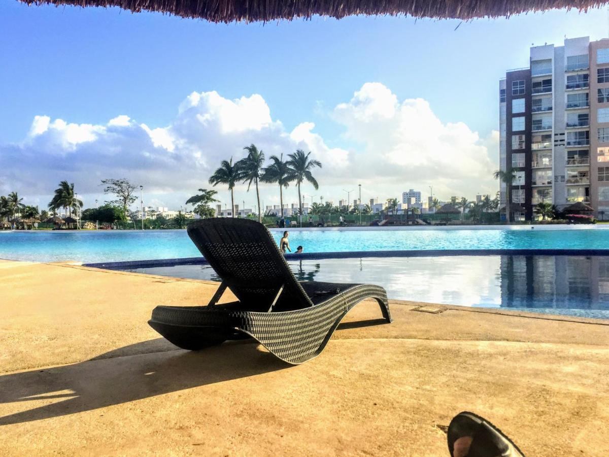 Escape Al Caribe Con Una Vista Impresionante En Pilarita'S Dream Lagoons Cancún Buitenkant foto