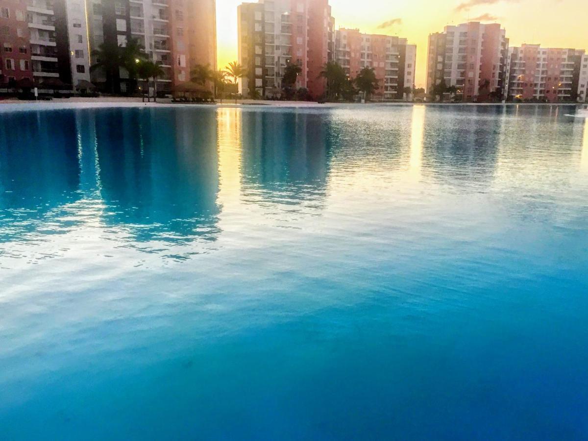 Escape Al Caribe Con Una Vista Impresionante En Pilarita'S Dream Lagoons Cancún Buitenkant foto
