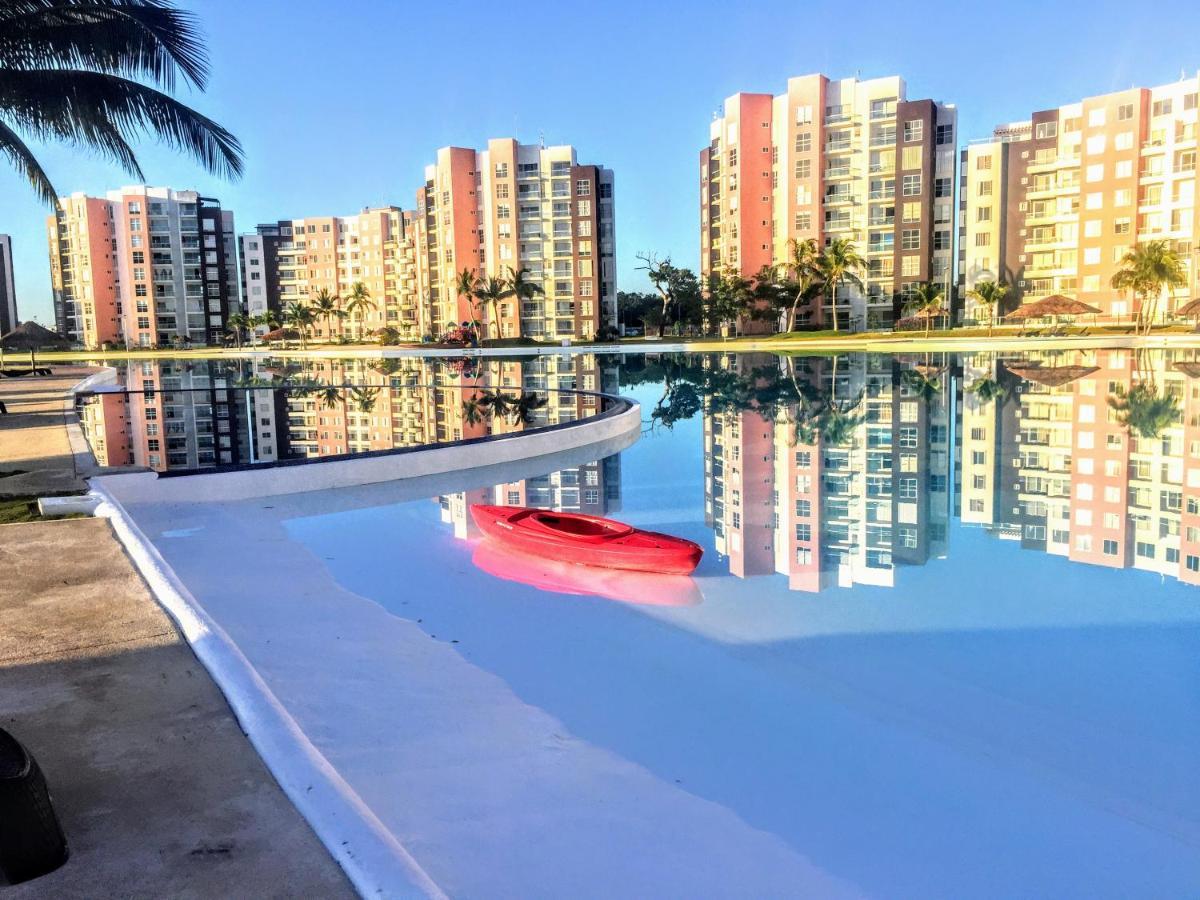 Escape Al Caribe Con Una Vista Impresionante En Pilarita'S Dream Lagoons Cancún Buitenkant foto
