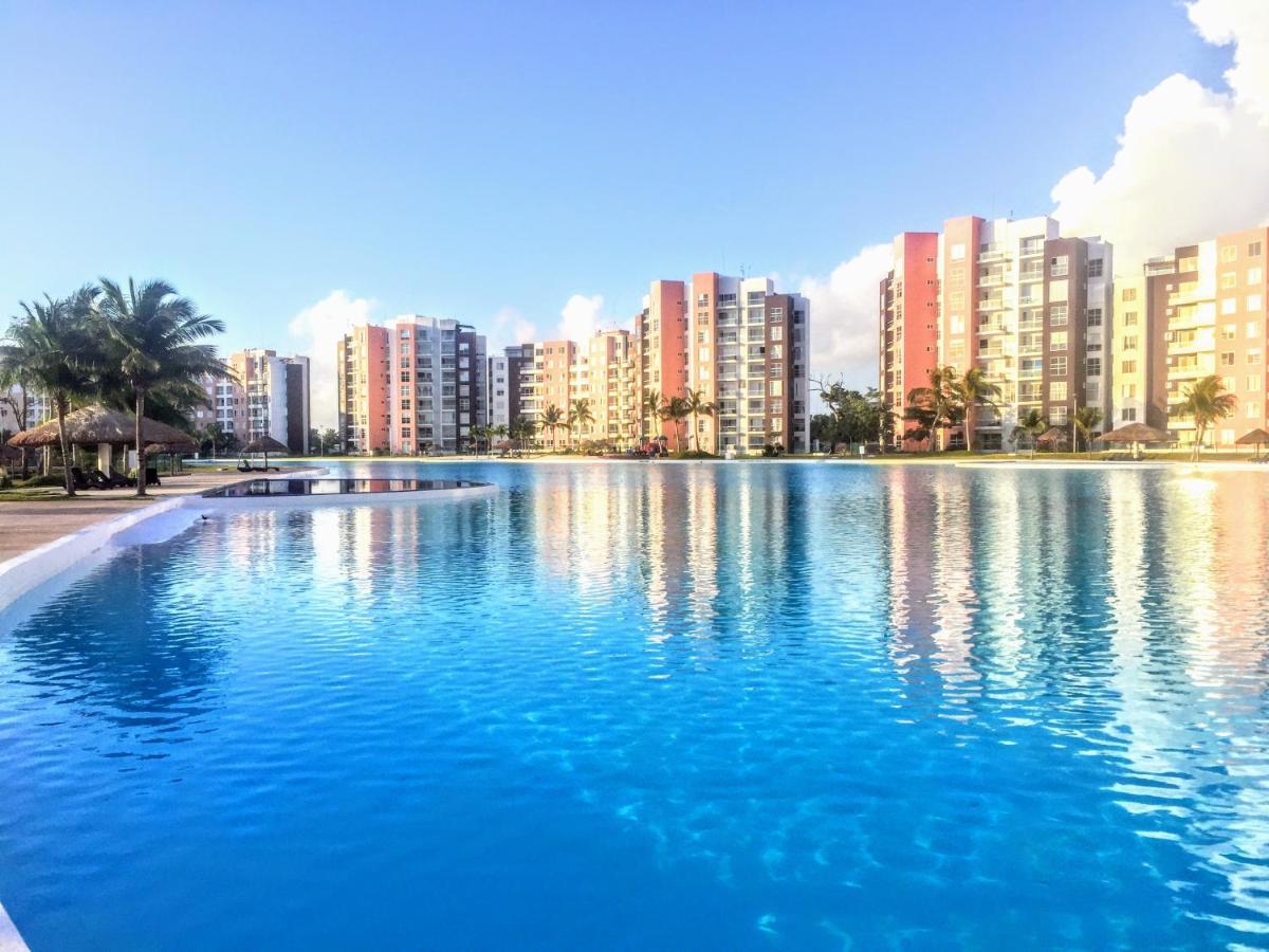 Escape Al Caribe Con Una Vista Impresionante En Pilarita'S Dream Lagoons Cancún Buitenkant foto
