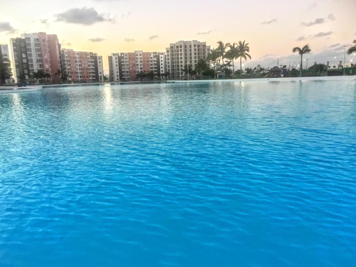 Escape Al Caribe Con Una Vista Impresionante En Pilarita'S Dream Lagoons Cancún Buitenkant foto