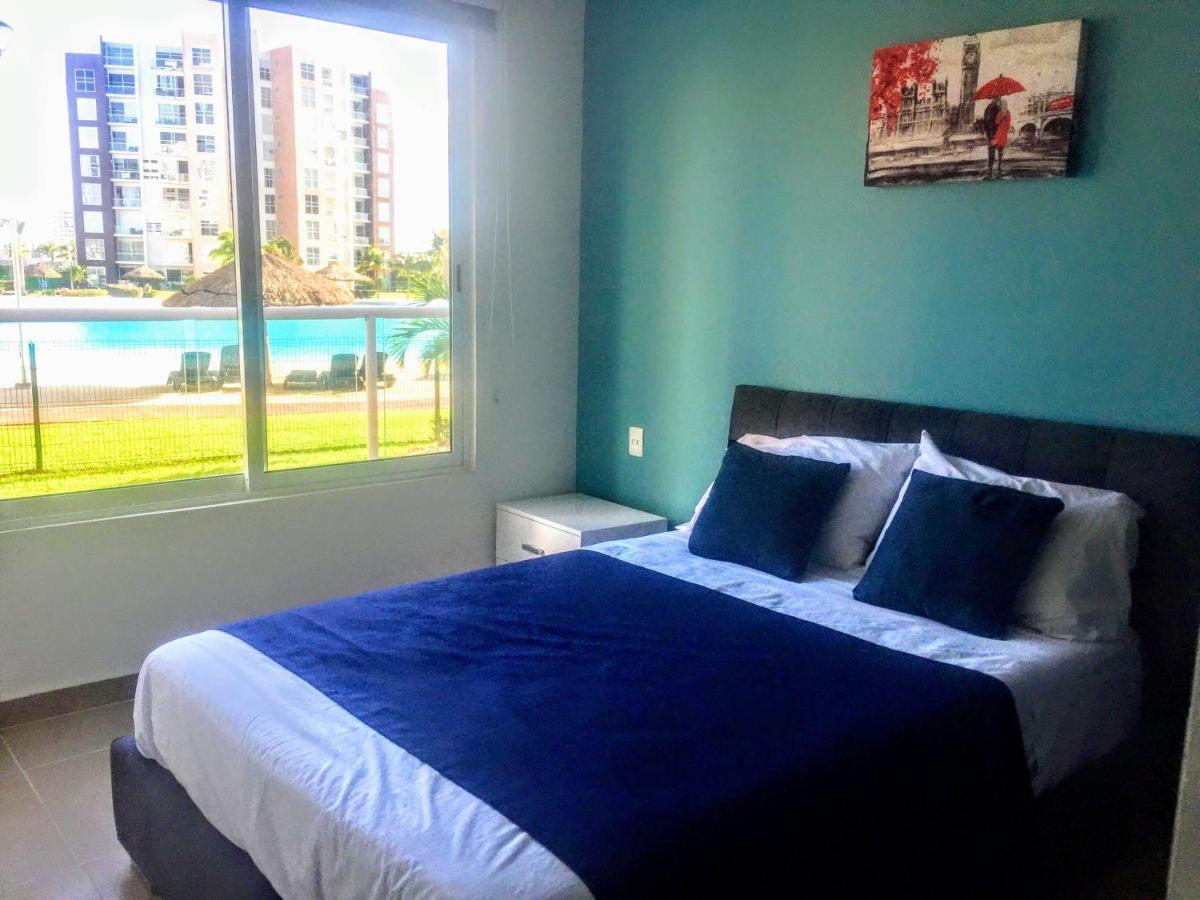 Escape Al Caribe Con Una Vista Impresionante En Pilarita'S Dream Lagoons Cancún Buitenkant foto