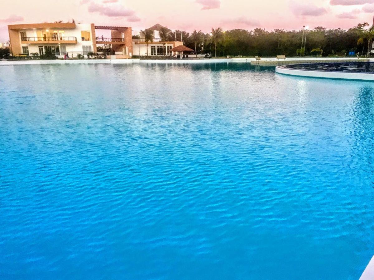Escape Al Caribe Con Una Vista Impresionante En Pilarita'S Dream Lagoons Cancún Buitenkant foto