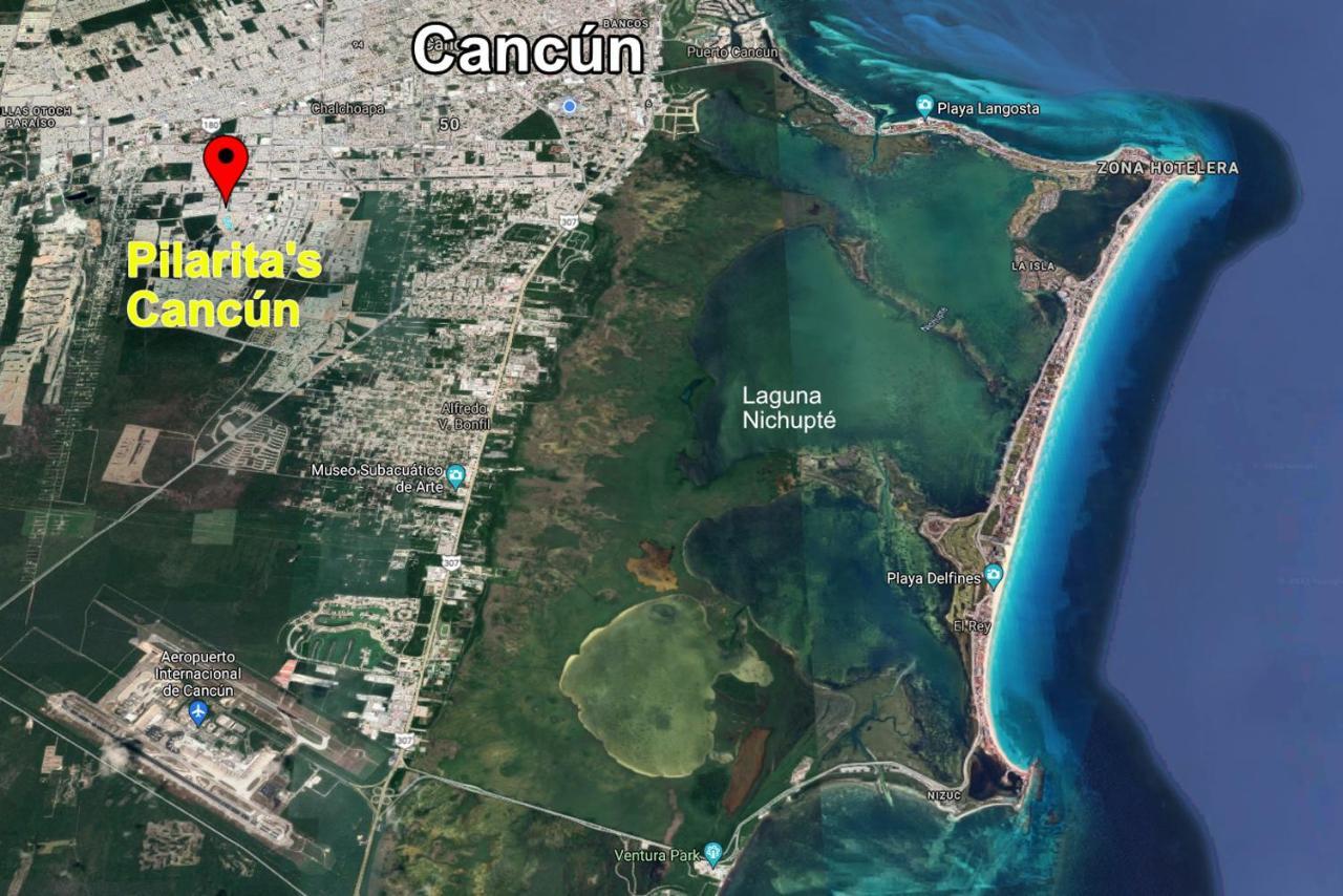 Escape Al Caribe Con Una Vista Impresionante En Pilarita'S Dream Lagoons Cancún Buitenkant foto