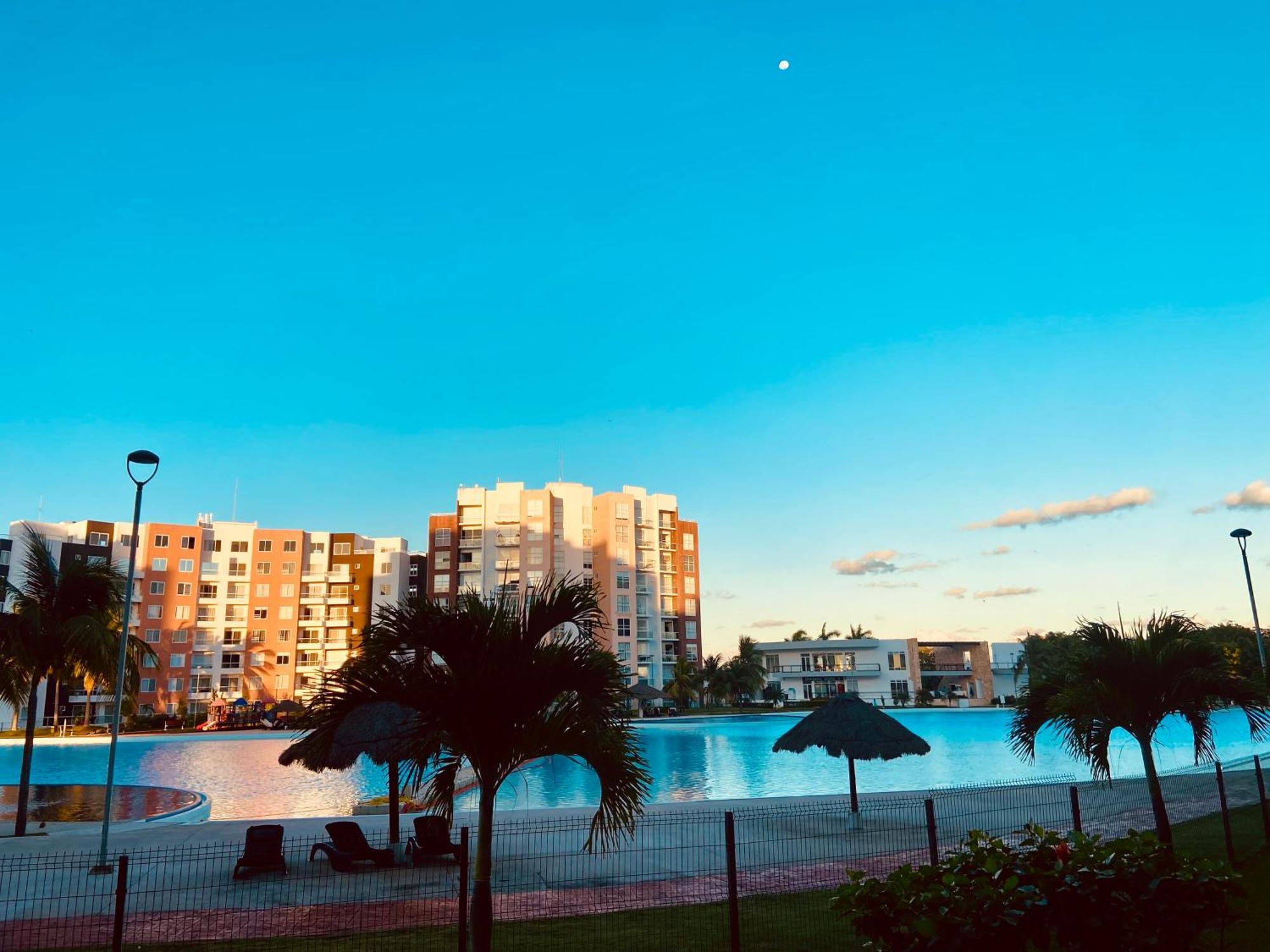 Escape Al Caribe Con Una Vista Impresionante En Pilarita'S Dream Lagoons Cancún Buitenkant foto