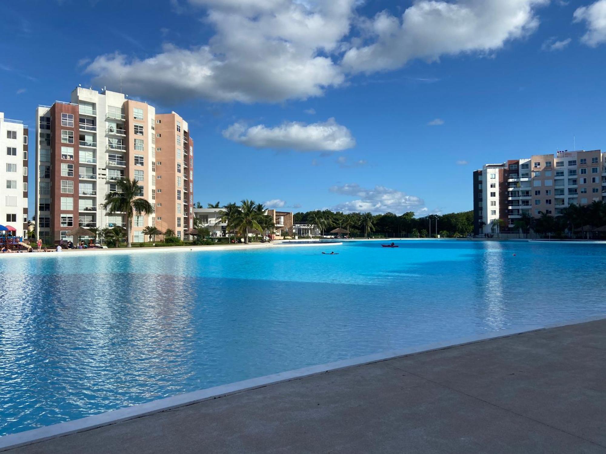 Escape Al Caribe Con Una Vista Impresionante En Pilarita'S Dream Lagoons Cancún Buitenkant foto